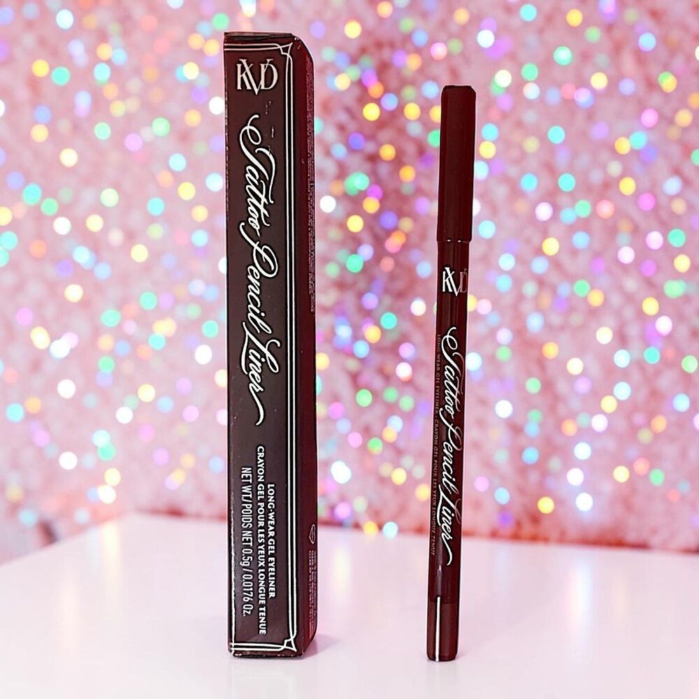 KVD Beauty Tattoo Pencil Long-wear Gel Eyeliner Pyrolusite Brown .0176 Oz NIB